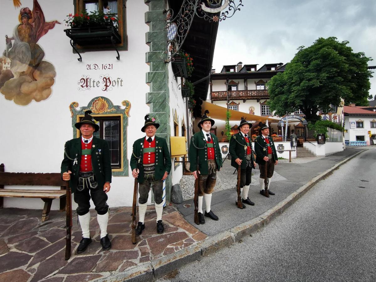 Gasthof & Hotel Zur Post Wallgau Ngoại thất bức ảnh